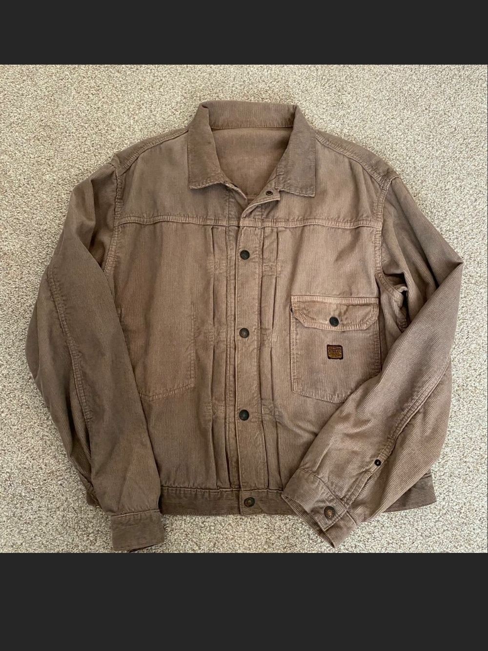 Kapital Brown Corduroy Shirt Jacket - Casual Workwear
